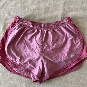 PINK NIKE RUNNING SHORTS